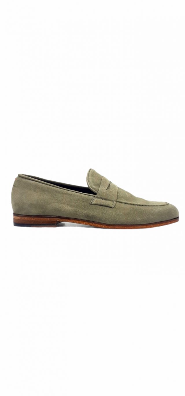 S|S 2021 Men’s Sage Green Slip On Shoes | Manee Milano