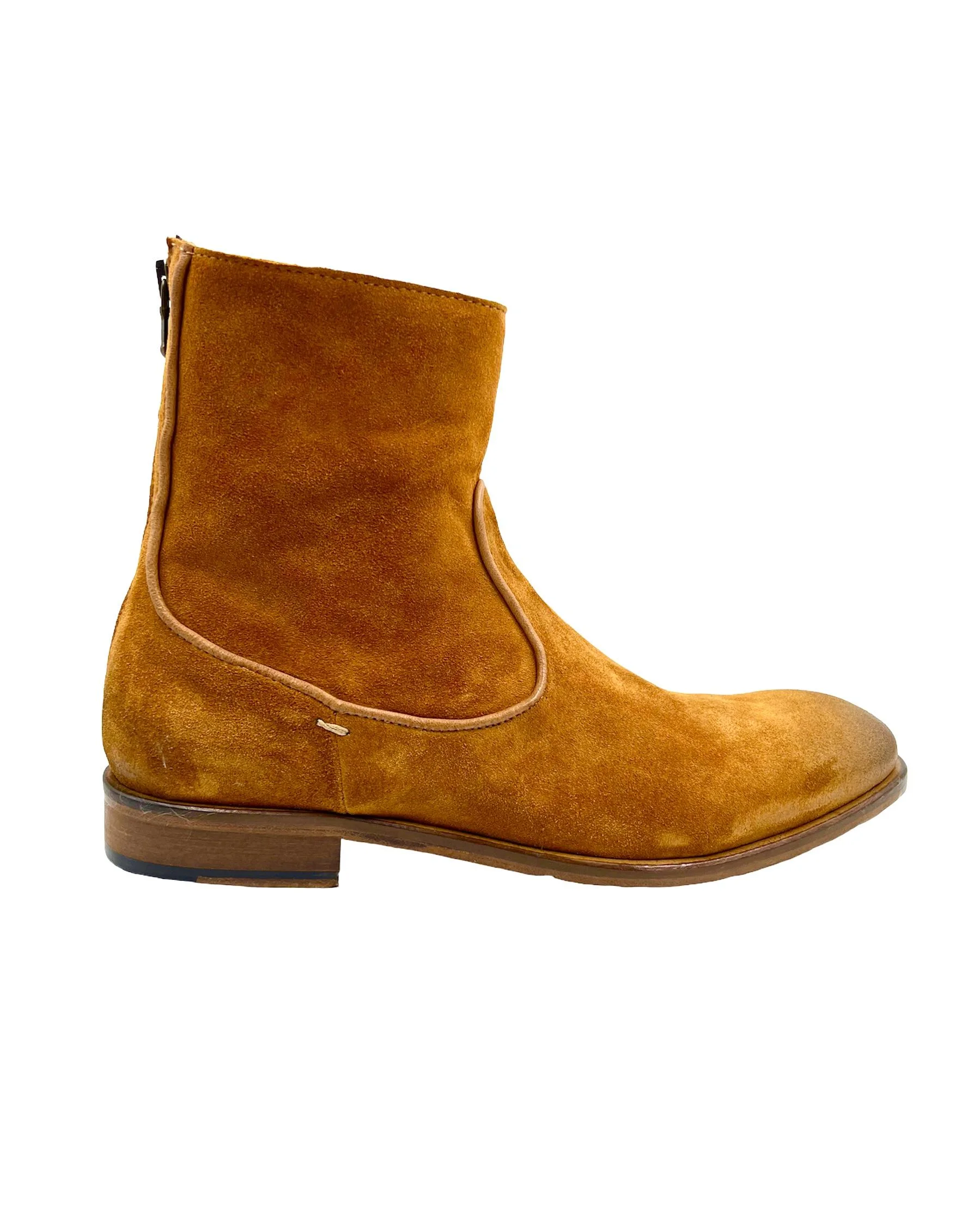 Men’s Handmade Tobacco Suede Boot