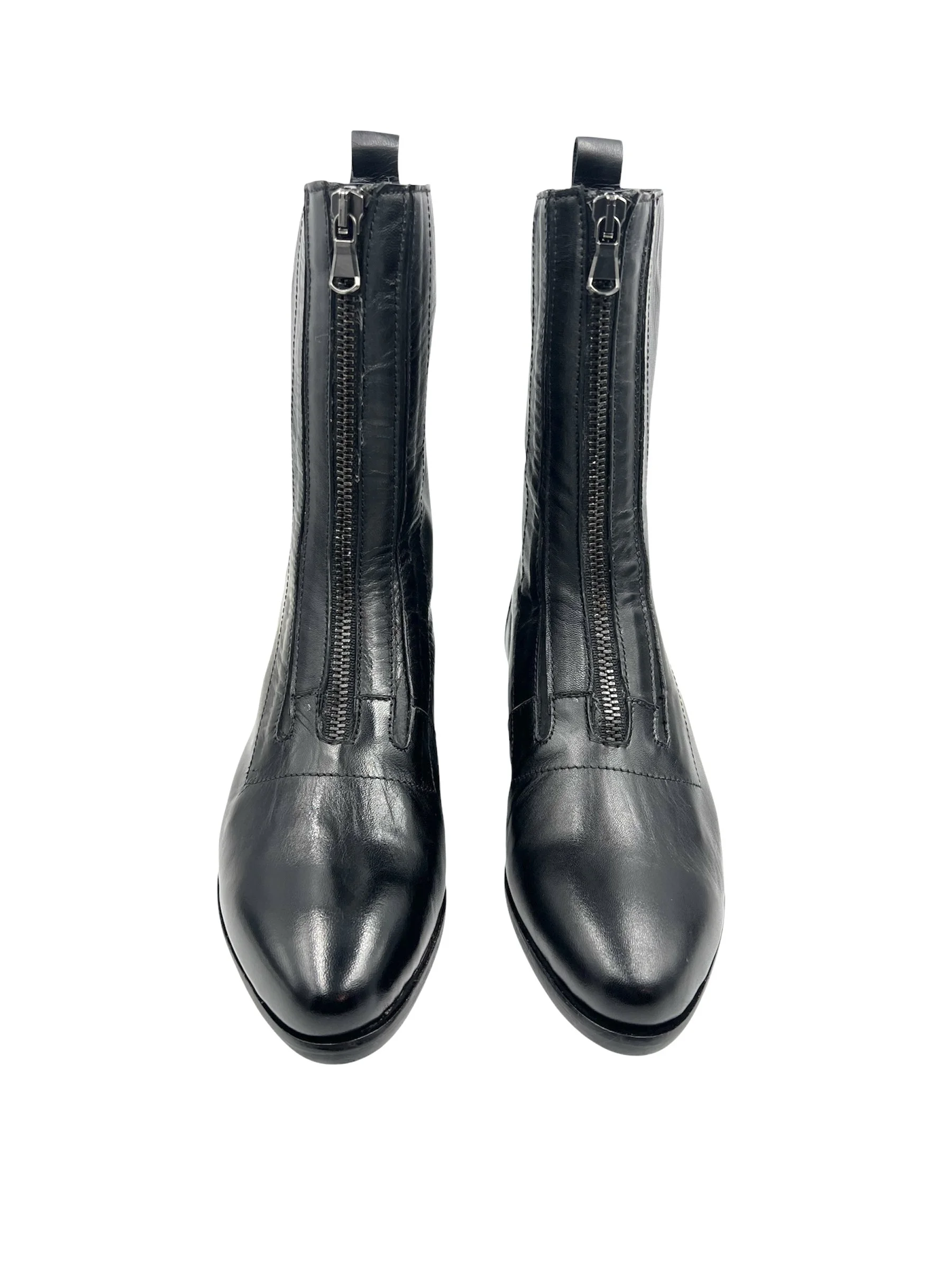 Women’s Handmade Black Leather Boots - Image 2