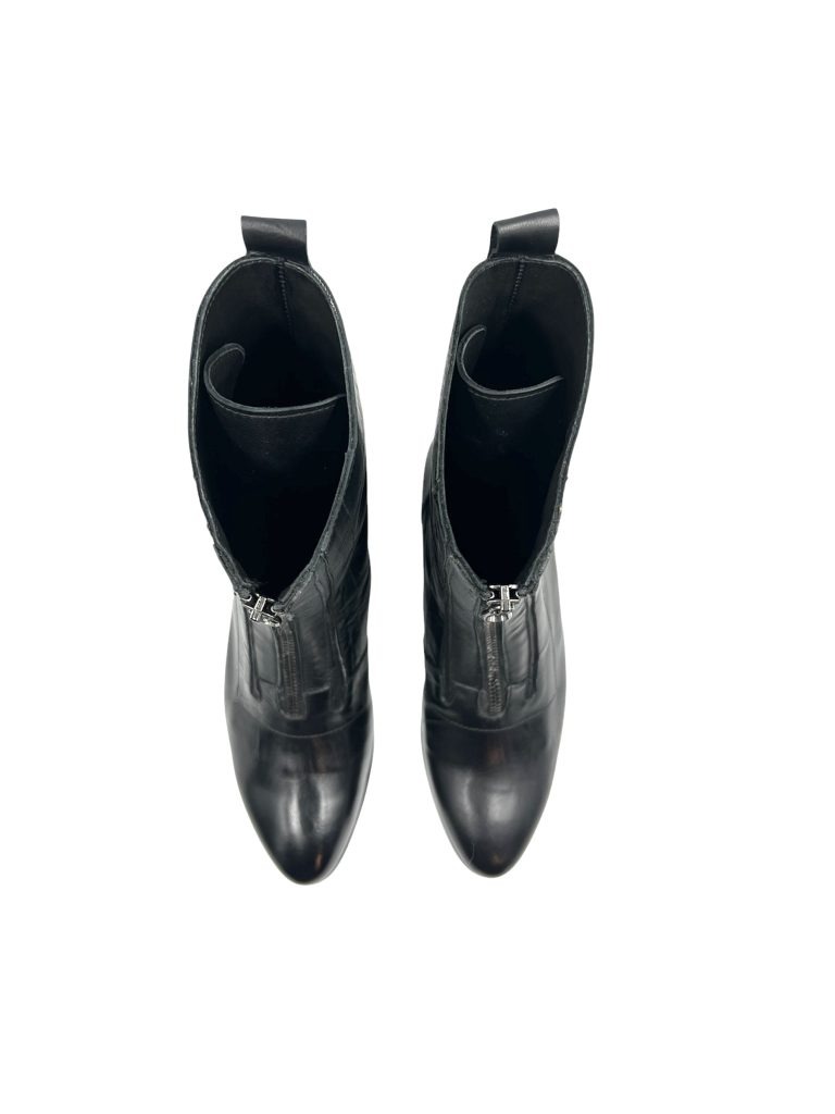 Women’s Handmade Black Leather Boots - Image 3