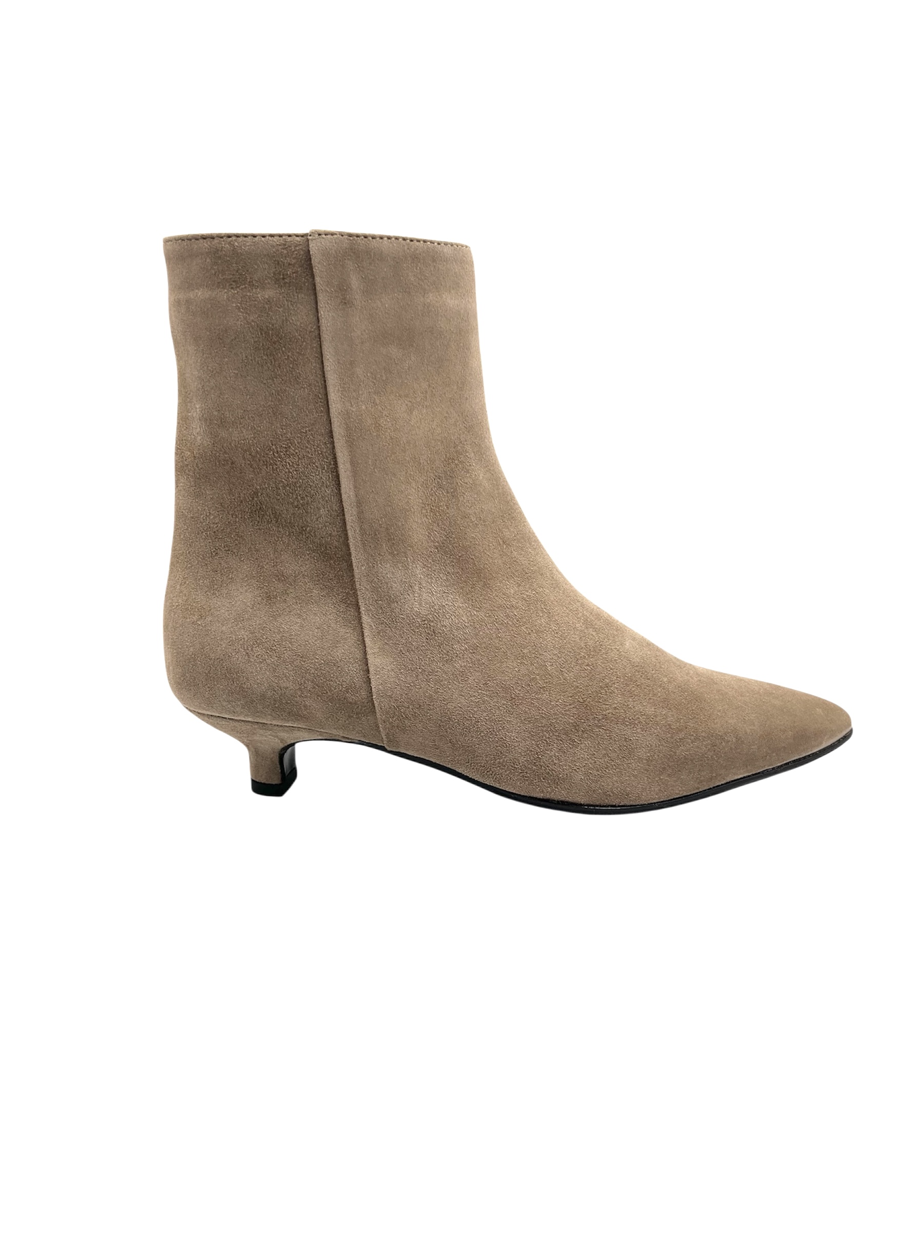 Ladies Handmade Ash Suede Leather Bootie