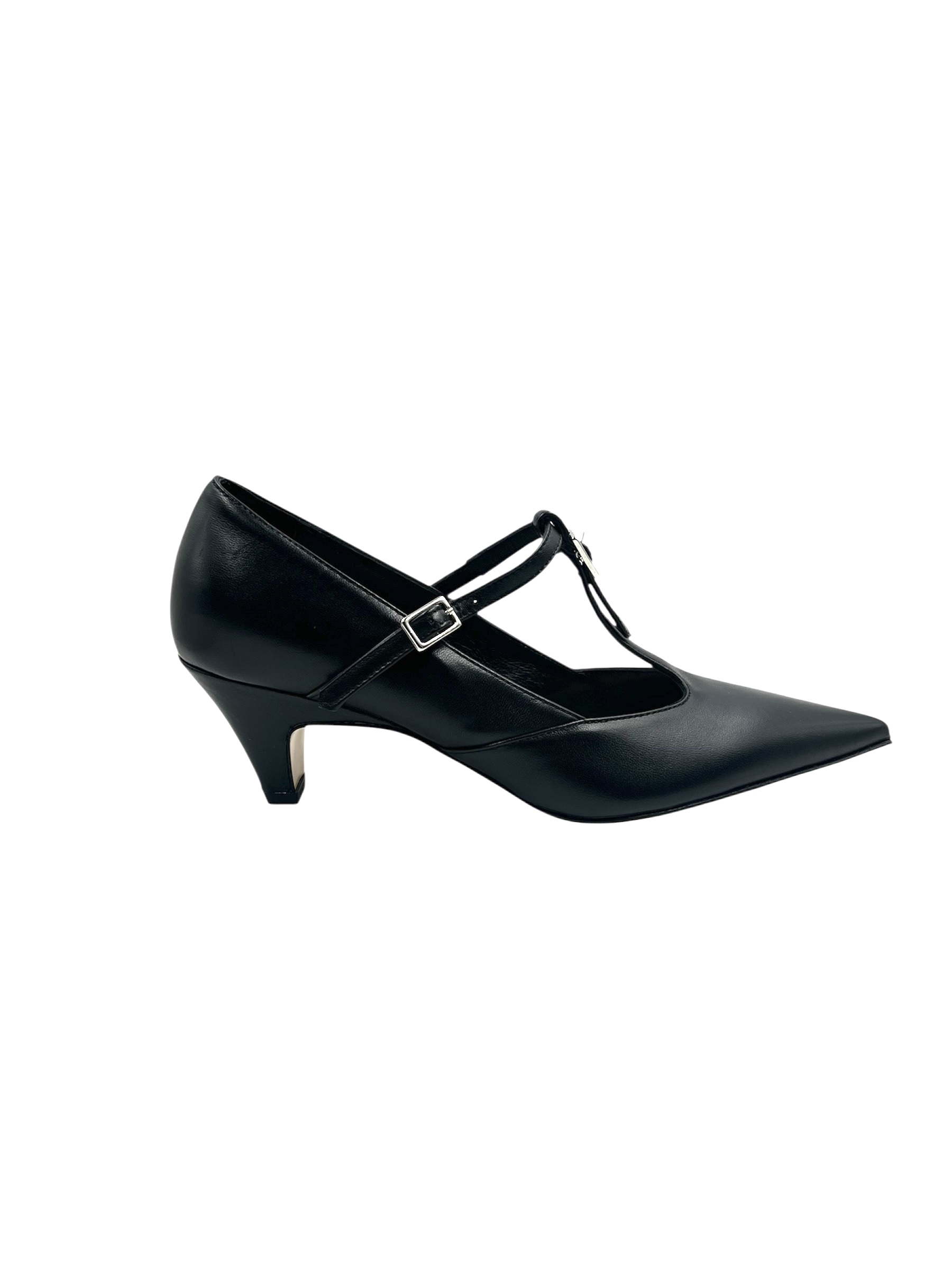 Ladies Black Heel 6cm