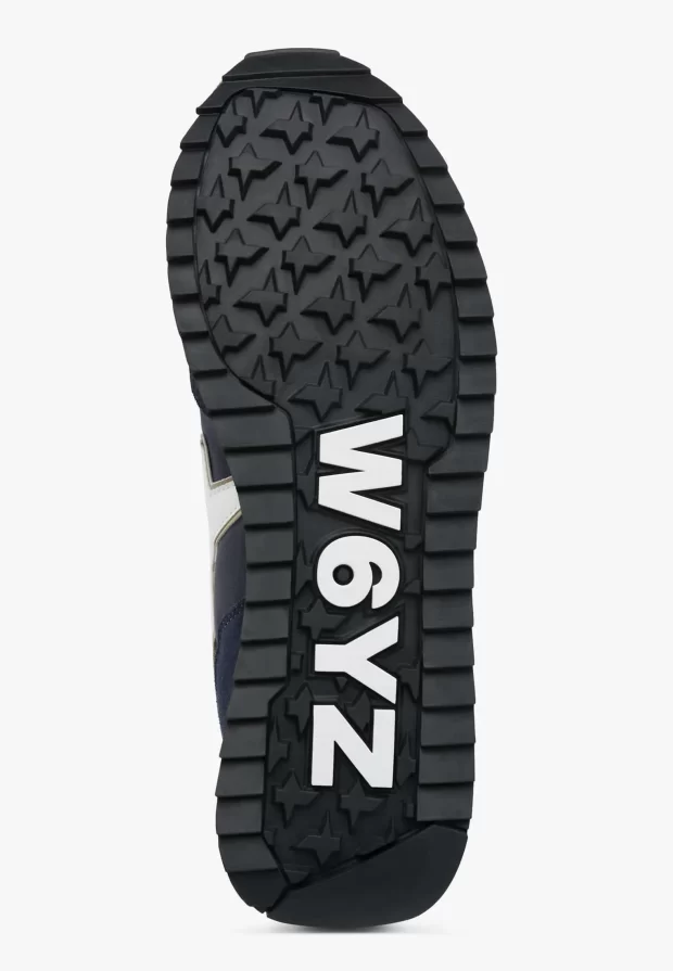 Wizz Sneaker in Tessuto Tecnico e Suede Navy-Militare Yak-M - Image 5